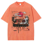 Retro Cassette Vintage Washed T-shirt