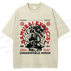 Unisex Ronin Exorcist Printed Washed Tee