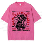 Unisex Ronin Exorcist Printed Washed Tee