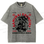 Unisex Ronin Exorcist Printed Washed Tee