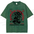 Unisex Ronin Exorcist Printed Washed Tee