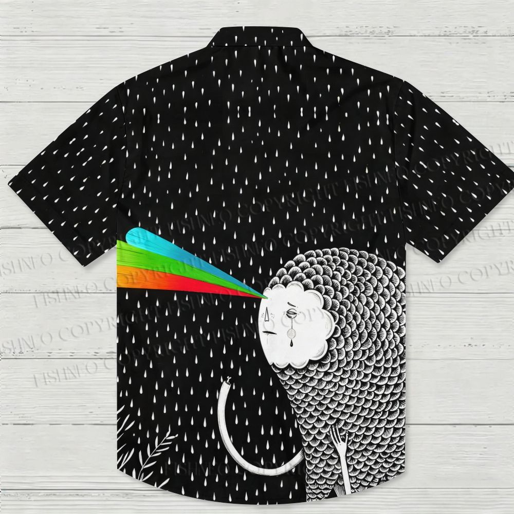 The Weeping Monster Printed Hawaiian Shirt