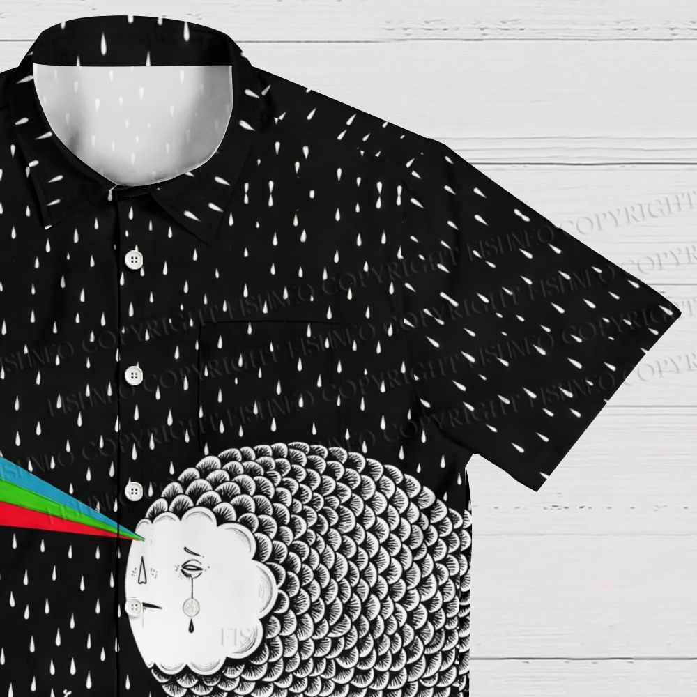 The Weeping Monster Printed Hawaiian Shirt
