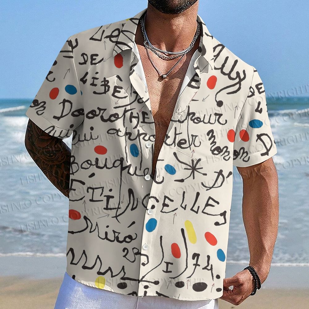Joan Miró Poème Pour Dorothea Tanning Hawaiian Shirt
