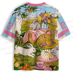 Countryside Picnic Bunny Jersey Shirts