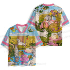 Countryside Picnic Bunny Jersey Shirts