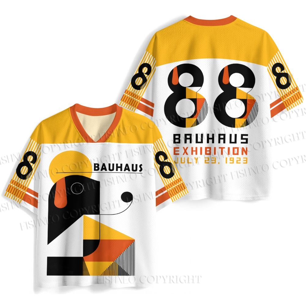 Bauhaus Geometric Dog Jersey Shirts