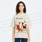 Unisex Bauhaus Dogs Printed Washed Tee