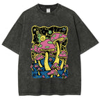 Mushroom World Washed T-Shirt