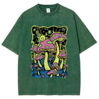 Mushroom World Washed T-Shirt