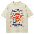 Unisex Osaka Takoyaki Printed Washed Tee