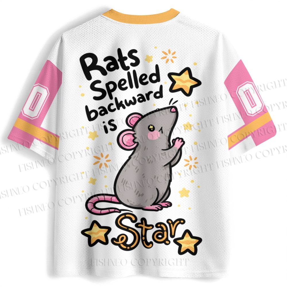 Rats Spelled Backward is Star Jersey Shirts