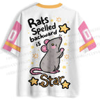 Rats Spelled Backward is Star Jersey Shirts
