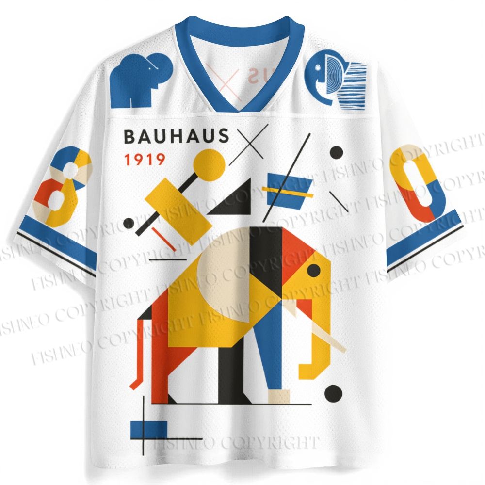 Bauhaus Elephant Printed Jersey Shirts