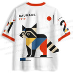 Bauhaus Raccoon Printed Jersey Shirts