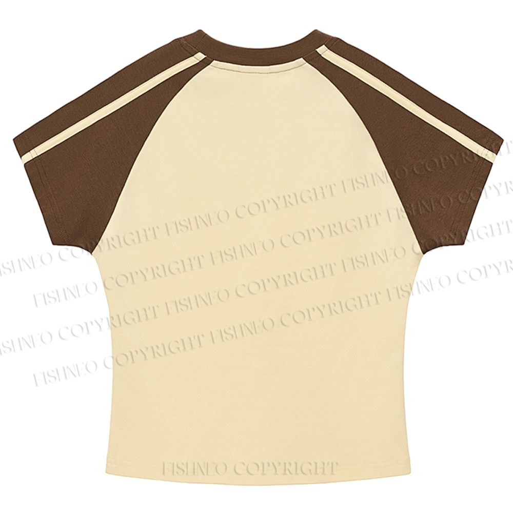 Tokyo Jazz Club Stripe Raglan Baby Tee