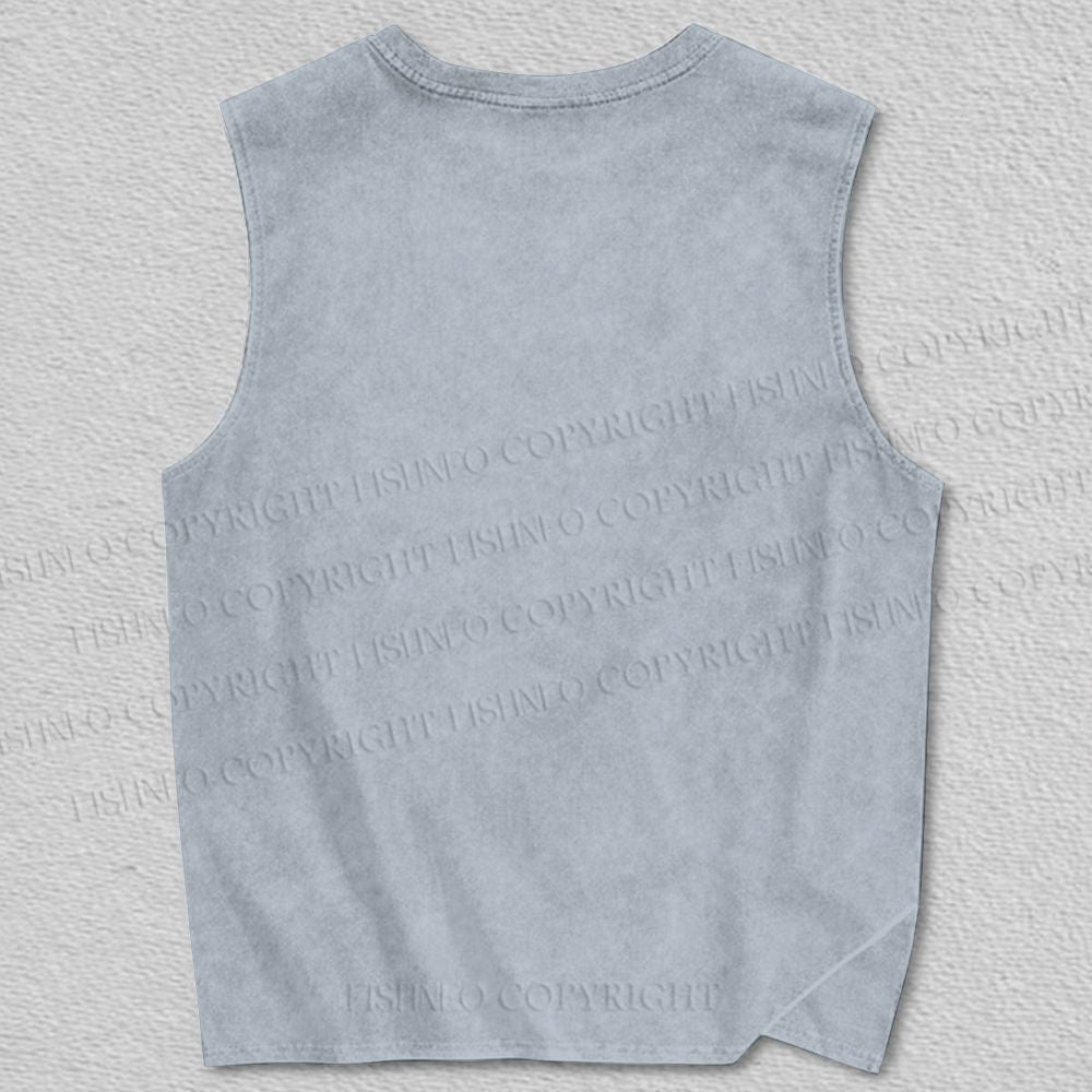 Unisex Arrogant Frog Driving Printed Tank Top
