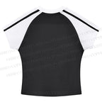 Tokyo Jazz Club Stripe Raglan Baby Tee