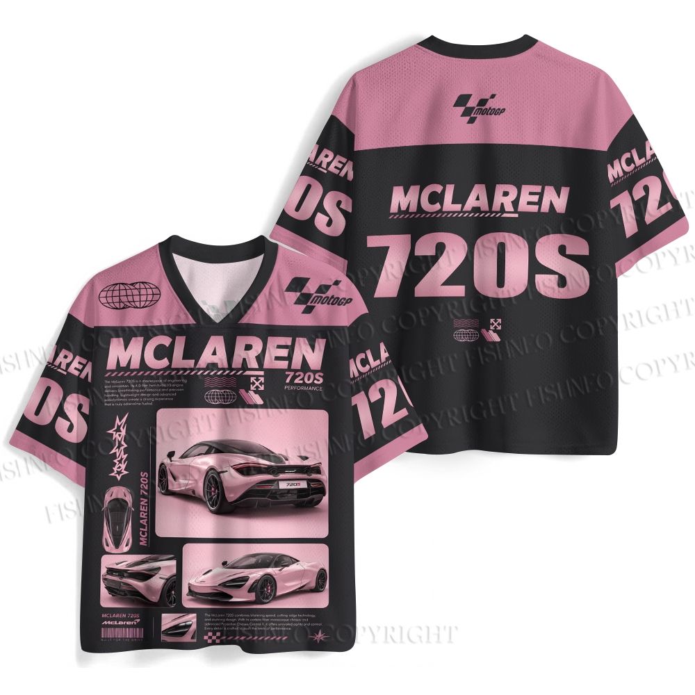 Pink McLaren 720S Jersey Shirts