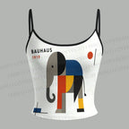 Bauhaus Elephant Top & Elasticated Trousers Two-Piece Set