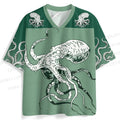 Vintage Green Octopus Jersey Shirts