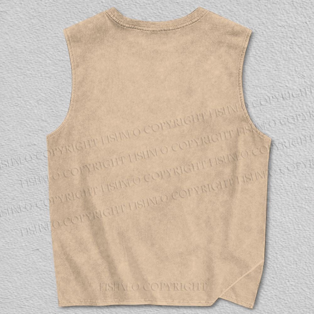 Unisex Shiny Snake Printed Tank Top