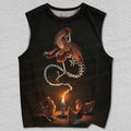 Unisex Dark Bird Specter Printed Tank Top