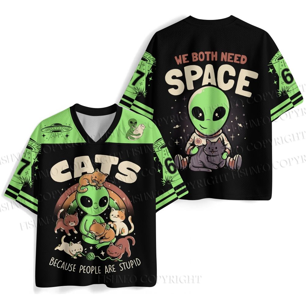 Cats Because People Are Stupid Jersey Shirts