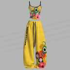 Flowers Yayoi Kusama Top & Elasticated Trousers Two-Piece Set