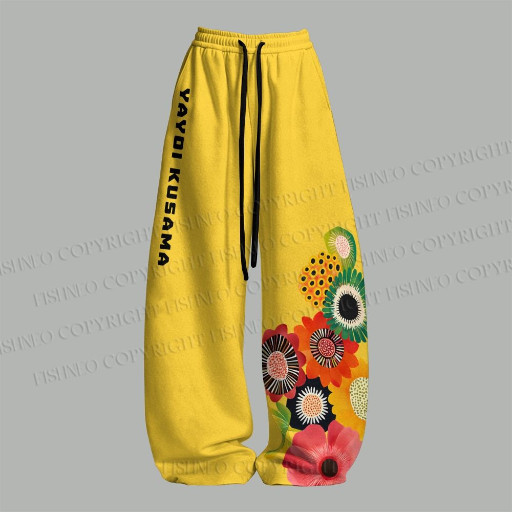 Flowers Yayoi Kusama Top & Elasticated Trousers Two-Piece Set
