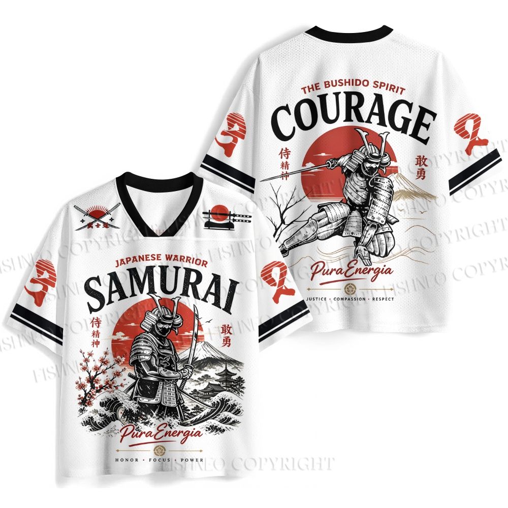 Japanese Warrior Samurai Jersey Shirts