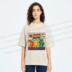Unisex Love Is Love Printed Washed Tee