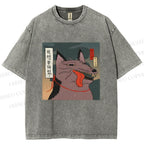 Unisex I Want A Frisbee Printed Washed Tee