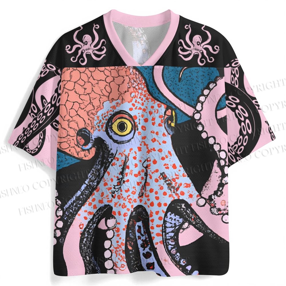 Vintage Giant Octopus Jersey Shirts