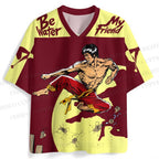 Bruce Lee Be Water My Friend Jersey Shirts