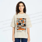 Unisex Yayoi Kusama Polka Dot Printed Washed Tee