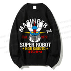 Unisex Mazinger Z Super Robot Printed Sweatshirt