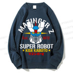 Unisex Mazinger Z Super Robot Printed Sweatshirt