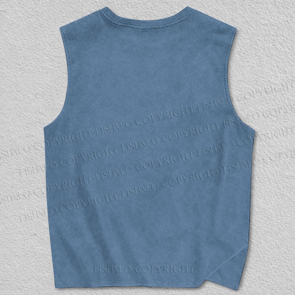 Unisex Black Panther Printed Tank Top