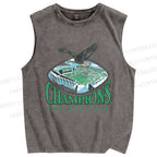 Unisex Philadelphia Eagles Printed Washed Tank Top