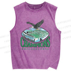 Unisex Philadelphia Eagles Printed Washed Tank Top