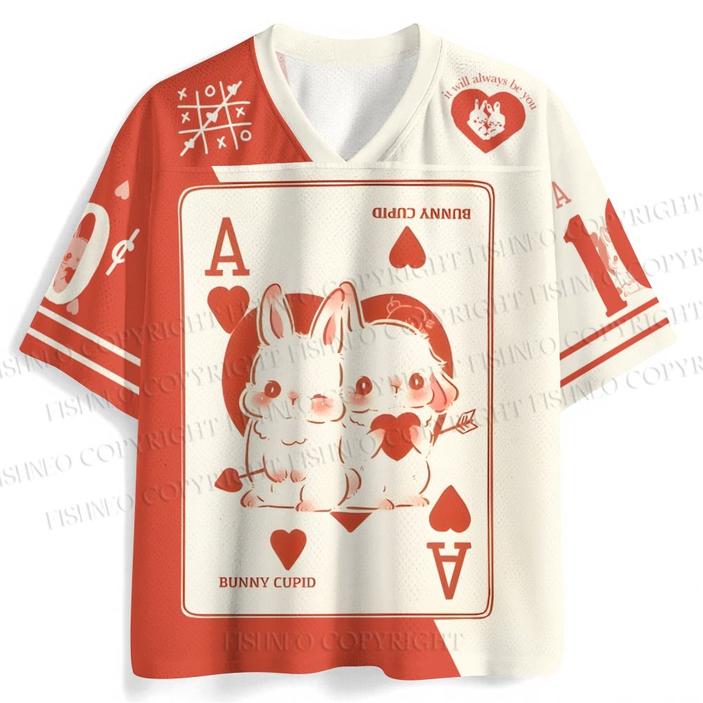 Bunny Cupid Poker Jersey Shirts