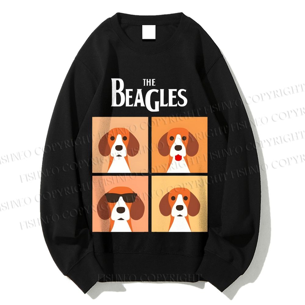 Unisex The Beagles Printed Sweatshirt