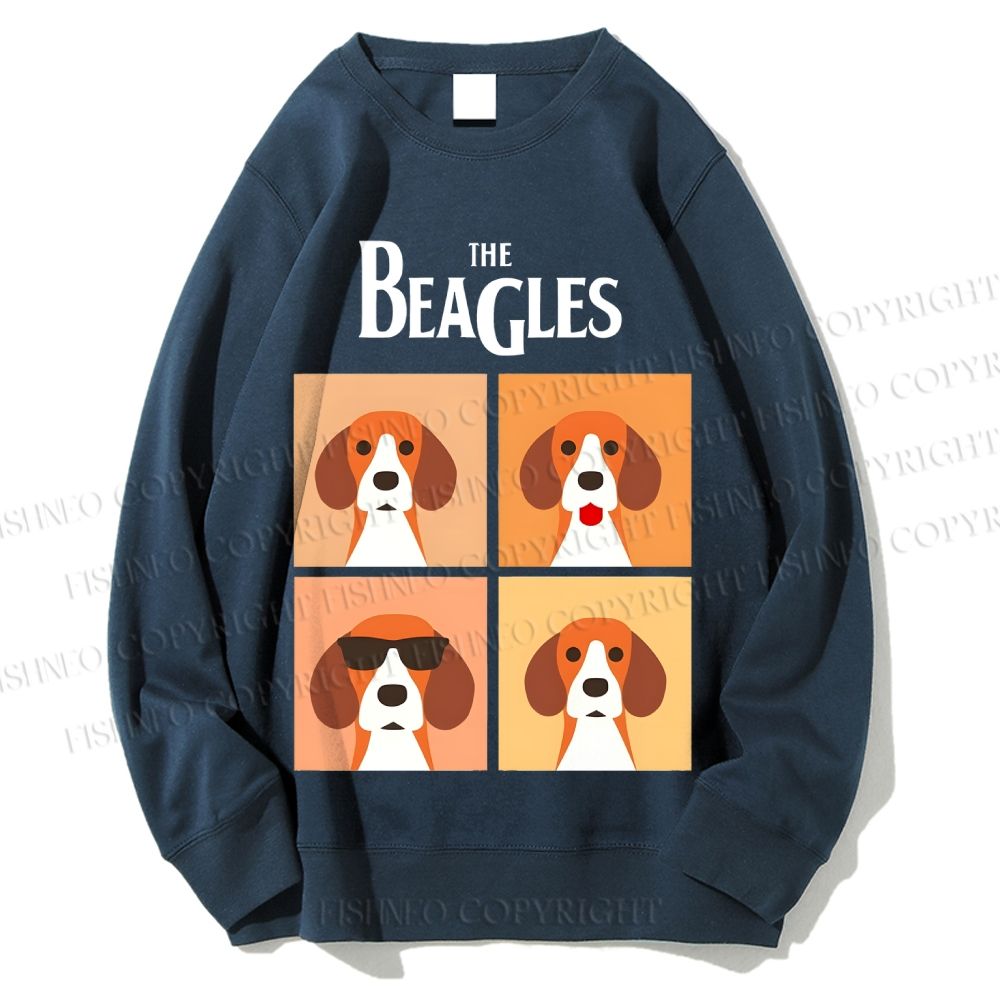 Unisex The Beagles Printed Sweatshirt