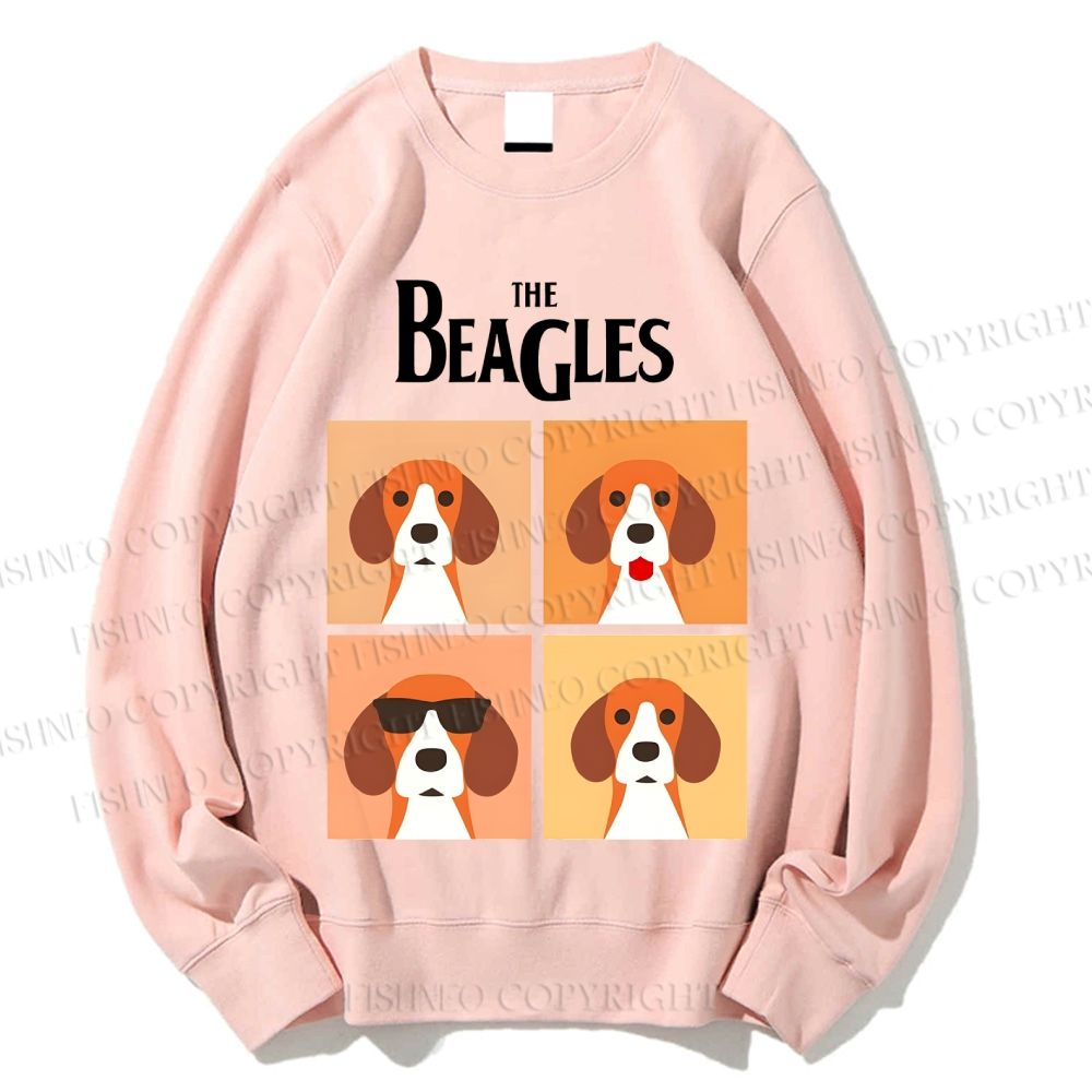 Unisex The Beagles Printed Sweatshirt