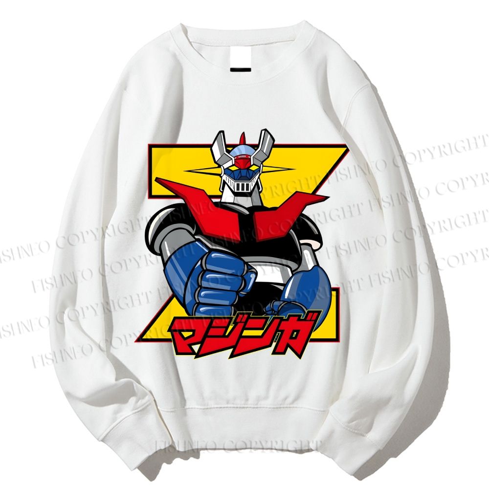 Unisex Mazinger Grendizer Printed Sweatshirt
