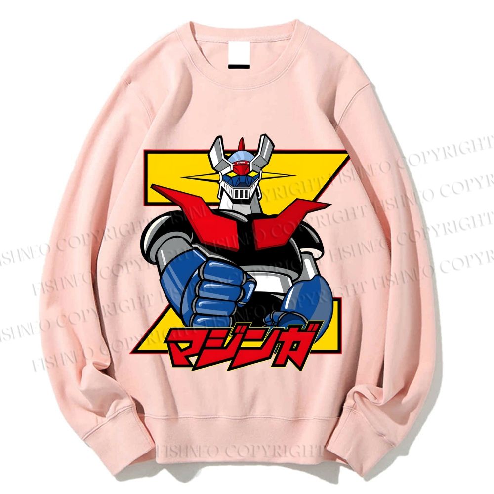 Unisex Mazinger Grendizer Printed Sweatshirt