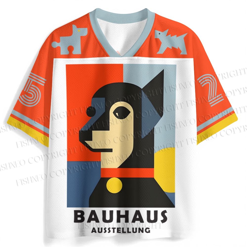 Bauhaus Dog Printed Jersey Shirts