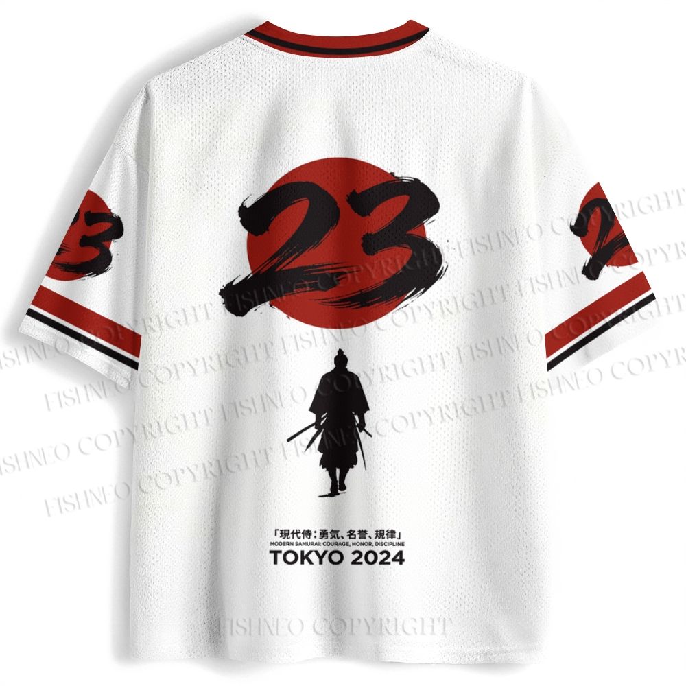 Red Sun Samurai Jersey Shirts