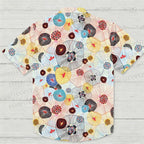Abstract Floral Printed Hawaiian Shirt